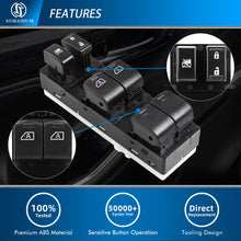 Laden Sie das Bild in den Galerie-Viewer, Sorghum 25401-ZN50C 14+2pins Master Power Window Control Switch for Infiniti EX35 EX37 for Nissan Altima
