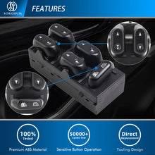 Muatkan imej ke dalam penonton Galeri, Sorghum 5L1Z14529AA Front Left Door Power Window Master Switch Fit For Ford Crown Victoria For Mercury Grand Marquis