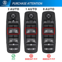 Laden Sie das Bild in den Galerie-Viewer, Sorghum 56046826AE 11-Pins Front Left Side Power Window Switch with Folding Button for Dodge Journey Chrysler 300 Ram 1500 2500 3500