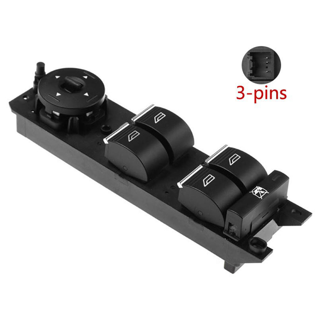 Sorghum F1ET-14A132-CB 3pins Master Power Window Control Regulator Button Control Switch for Ford Focus B-Max C-Max Fiesta