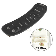 Load image into Gallery viewer, Sorghum 19209381 White light 21 pins Car Master Power Window Switch Button Panel For Chevrolet C5 Corvette 1997-2004