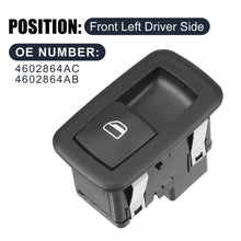 Muatkan imej ke dalam penonton Galeri, Sorghum 04602864AC 6pins Electric Power Window Switch with RELAY Rear Left Right for Dodge RAM 1500 2009-2012