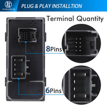 将图片加载到图库查看器，Sorghum 20945129 Master Power Window Switch Fit for Chevrolet Silverado HHR Traverse for GMC Sierra 1500 2500 3500 Yukon