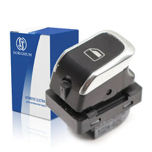 Załaduj zdjęcie do przeglądarki galerii, Sorghum 8K0959855 Passenger Chrome Single Window Control Switch for Audi A4 B8 A5 Q5