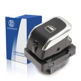 Sorghum 8K0959855 Passenger Chrome Single Window Control Switch for Audi A4 B8 A5 Q5
