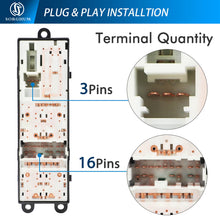 Załaduj zdjęcie do przeglądarki galerii, Sorghum 25401-ZT10A 16+3pins Electric Power Window Master Switch For Nissan Titan Armada 2004-2012