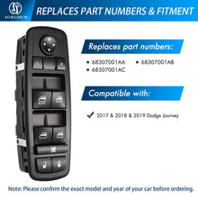 Load image into Gallery viewer, Sorghum 68110871AA 3+0pins High Quality Master Power Window Lift Switch For Chrysler Grand Voyager For Dodge Grand Caravan