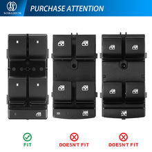 将图片加载到图库查看器，Sorghum 20945129 Master Power Window Switch Fit for Chevrolet Silverado HHR Traverse for GMC Sierra 1500 2500 3500 Yukon
