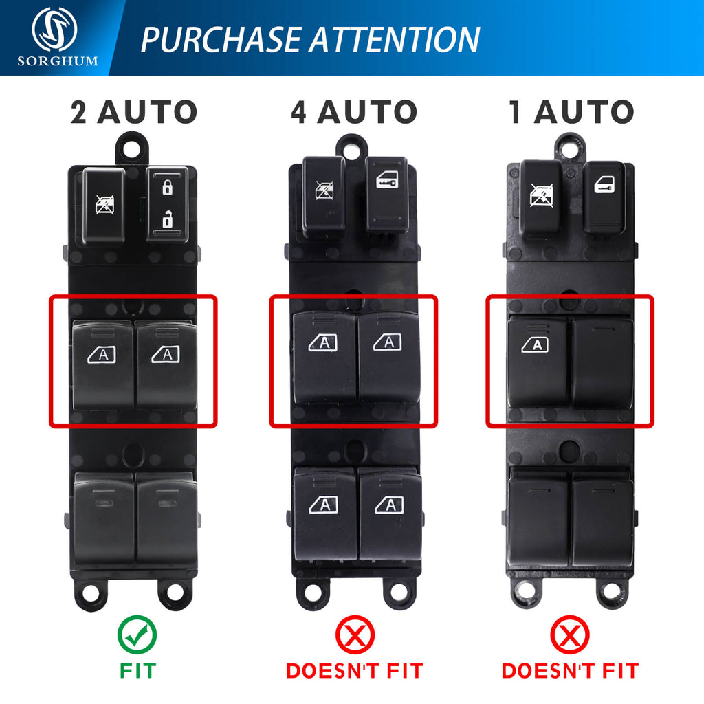 Sorghum 25401-ZL10A 14+2pins Power Electric Window Switch For Nissan Pathfinder 2007-2012