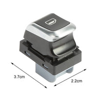 Załaduj zdjęcie do przeglądarki galerii, Sorghum 8K0959855 Passenger Chrome Single Window Control Switch for Audi A4 B8 A5 Q5